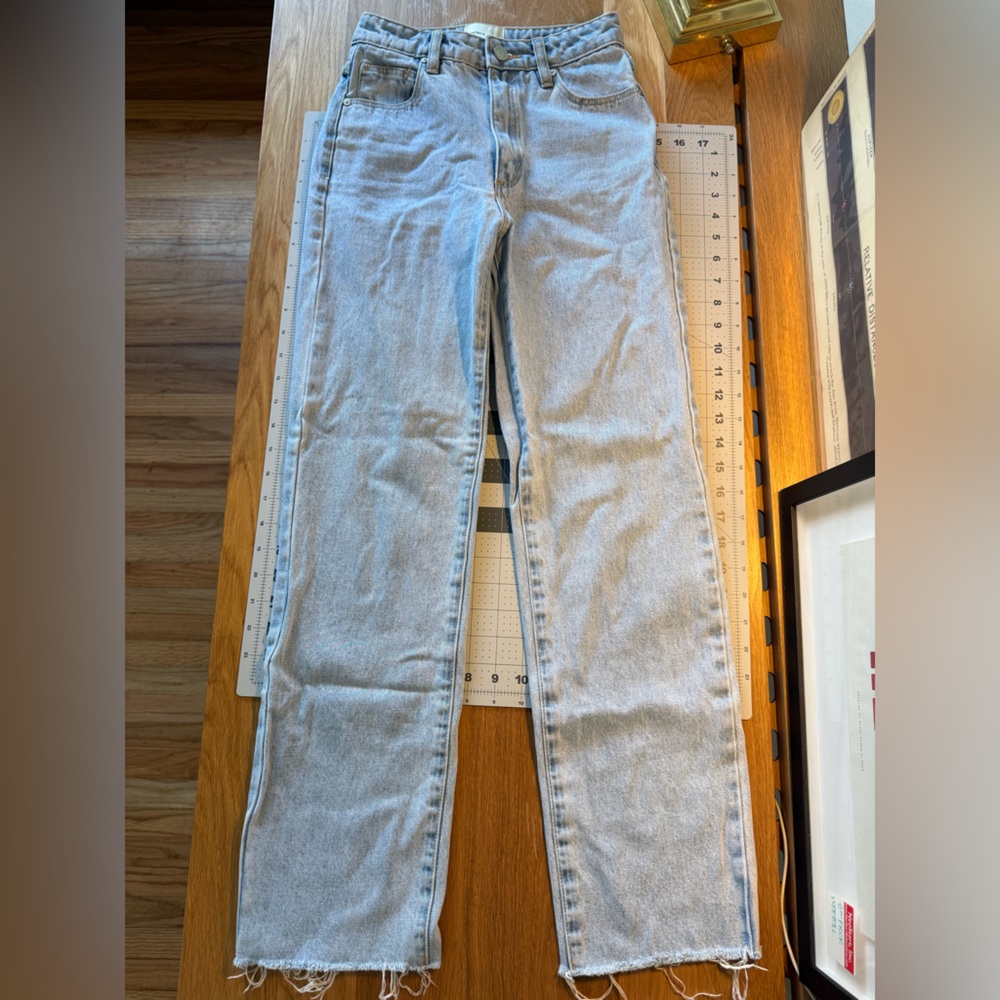 Abrand Petite Straight Leg Jeans